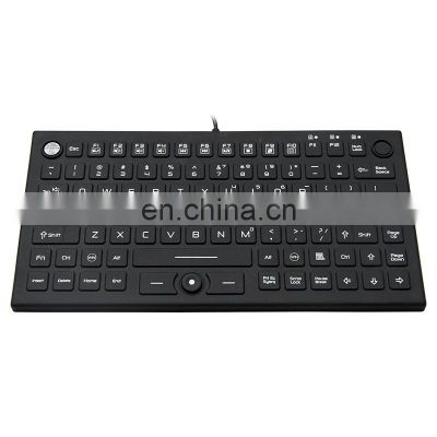 Special Wired keyboard Eco-friendly silicone silent medical IP68 waterproof keyboard