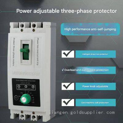 Phase Loss Protector Precision Three-phase 380V Water Pump Motor Intelligent Protector With Fault Code Prompt photo-5