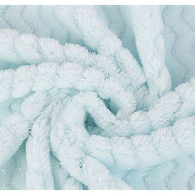 100% Polyester Plush Fabric Wide Wale Corduroy Flannel Fleece Fabric photo-4