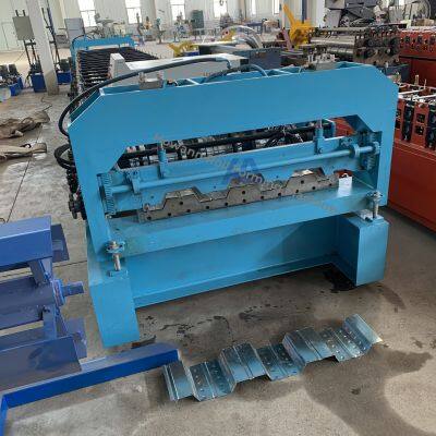 High Quality Automatic Galvanized Steel Metal Floor Deck Roll Forming Machine PLC Control Used Motor Engine Tile Purlin photo-3