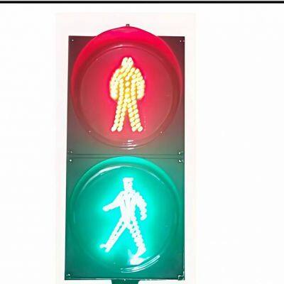 300 Red Pedestrian and Green Pedestrian Two - Unit Traffic Road Signal Indicator for Urban Road Crosswalks