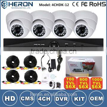 Factory Direct H.264 4/8/16CH DVR Combo DIY CCTV Camera Kits,dvr kit/cctv camera system