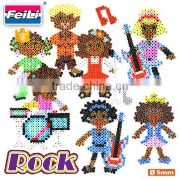 newest intelligent toys 5mm hama perler beads iron beads for kids