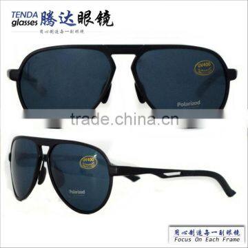 Full-rim aluminum magnesium material round fashion sunglasses frames