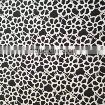 2016 Beautiful Lace Accessory Design 100% Polyester Lace Fabric With Flower Design photo-3