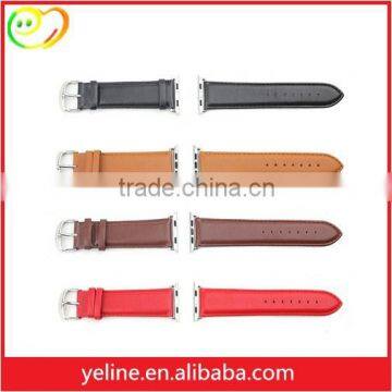 real leather watch bands with adapter for apple watch