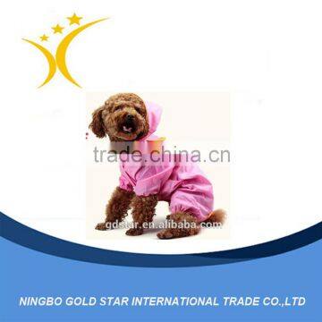 Eco-friendly Wholesale Water-Proof Pet Raincoat For Dog