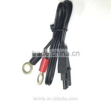 Micro Fit Black Connector To 12V Battery Ring Terminal Power Cable photo-4