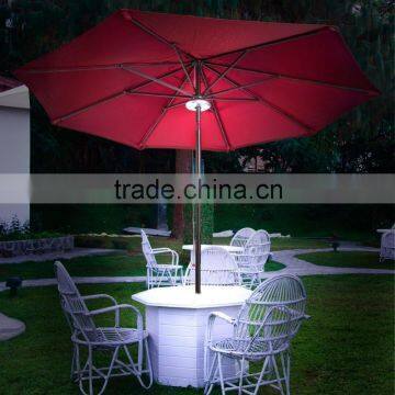 3 Level Dimming 28 LEDs Patio Umbrella