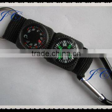 Colors Promotional Fashion Metal Carabiner Multitool With Compass photo-2