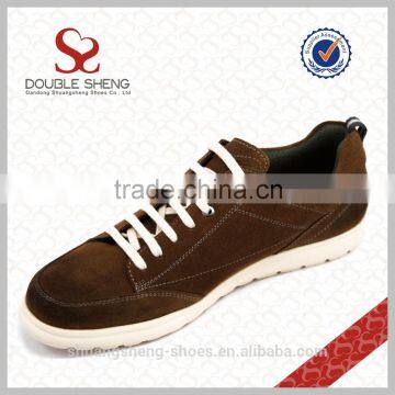 Shoes China Wholesale Leather Business Casual Sport Men Flat Shoes