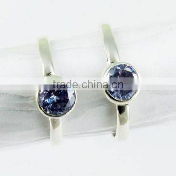 Love And Friendship !! Purple CZ 925 Sterling Silver Toe Rings Jewelry, 925 Sterling Silver Jewelry, Silver Jewelry Supplier