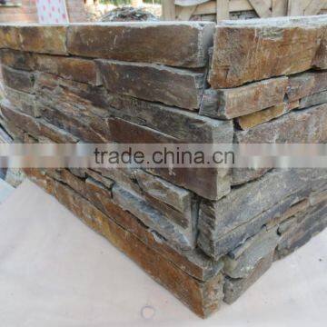 Natural Slate Cement Wall Stone Corner