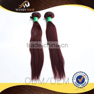 Factory custom Straight hair 8 inch virgin remy brazilian hair weft hair bundles