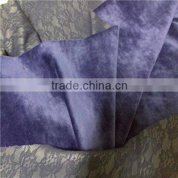 Polyester With Good Spandex Tricot One Side Brush Super Soft Hand Leggings Fabric photo-4