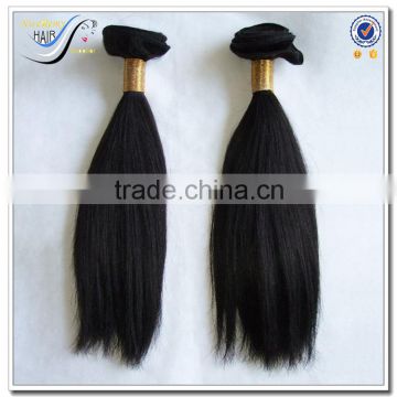 Wholesale 8a grade unprocessed virgin brazilian hair silky straight hair weave