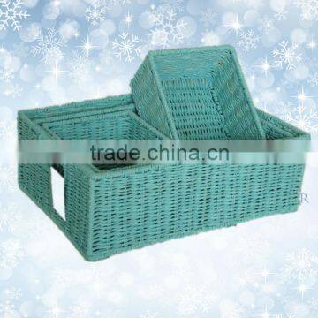 hand woven small craft basket recycle eco-friendly for home and hotel