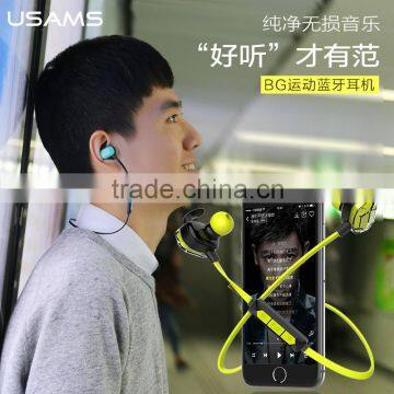 USAMS BG Bluetooth Earphone Shockproof Universal for Android/IOS System Sport Stereo in ear Headphone with Mic MT-5206