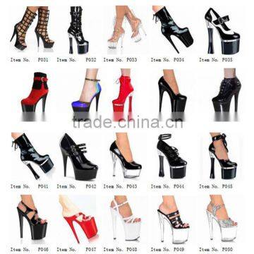 Fashion pole dance shoes 17 ultra high heels 6 inch Sexy sandals gladiator lady gaga show shoes                        
                                                Quality Choice