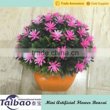 Tianjin factory direct table decoration mini artificial flower bonsai