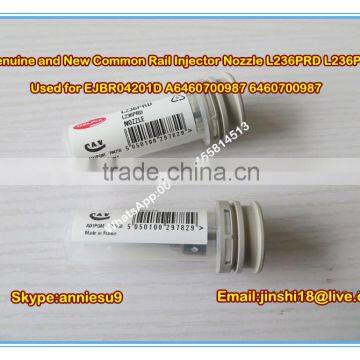 Genuine and New Common Rail Injector Nozzle L236PBD L236PRD for EJBR04201D A6460700987 6460700987