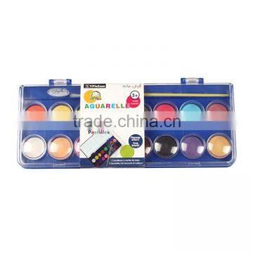 Wholesale Price High Quality 28Colors Dry Water Color Paint Set For Kids With Brush photo-6