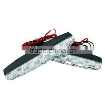White LED With 8 LED Daytime Running Lights Set photo-2