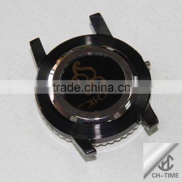 38mm 40mm 42mm 45mm Ion Plated Stainless Steel Chronograph Custom Waterproof Watch Case 316l photo-4