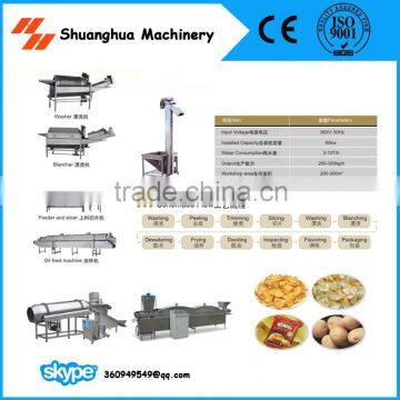 Automatic Small Scale Potato Chips Making Machine with CE Certification ISO9001, Best Price