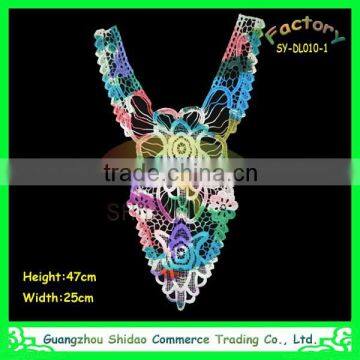 New design machine embroidery chemical lace collar