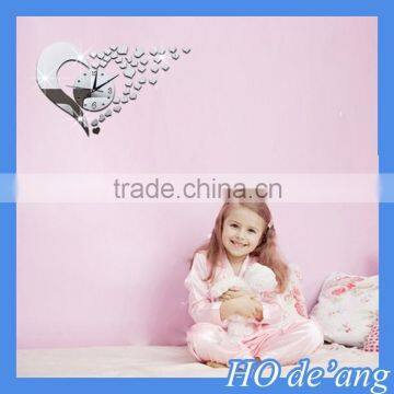 HOGIFT Big Mirror Wall Clock Modern Design,Large Decorative Designer Wall Clocks, Acrylic Mirror Wall Clock Home Decorative