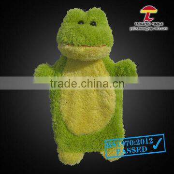 750ml rubber hot water bottle with frog cover