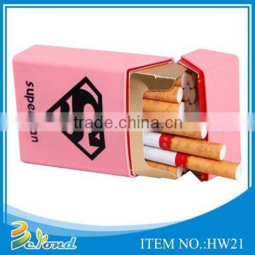 Personalized cheap silicone rectangle custom cigarette box