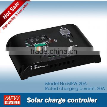 hight quality products instruction to solar charge controller 20a 12V/24V With CE RoHS ISO9001