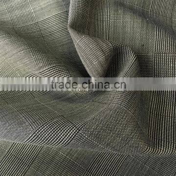 Italia Fashion Sharkskin and Check Designs Wool Fabric