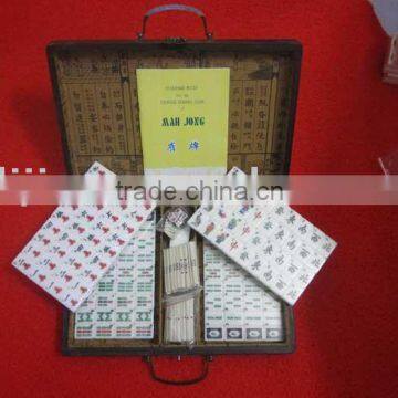 Antique mahjong set