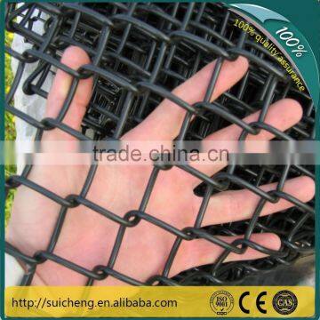 Guangzhou factory PVC coated chain link fencing/chainlink fencing