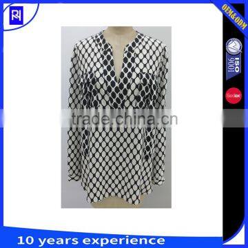 100% Silk CDC Printed Combo Shirt Top Blouse for Women Long Sleeve Casual Classic Fit