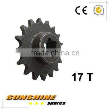 17 tooth Transmission sprocket gear gas scooter skateboard pocket bike quad dirt