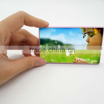 2014 latest super slim name card power bank for mobile phone