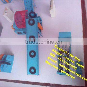 Automatic Waste Tire Recycling Line Double Shaft Tire Shredder Machine