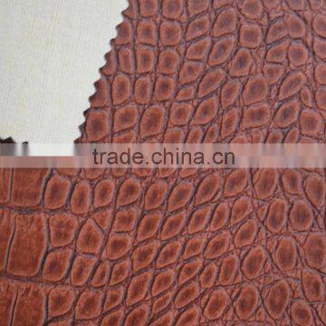 Faux Imitation Crocodile Leather for Making Bag Wallet Belt