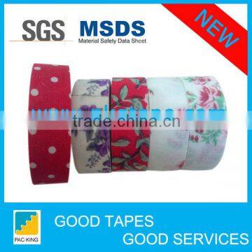 2015 Hot sales ! Cotton printing tape from PAC KING