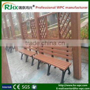 wood plastic composite beanch for outdoor public park/Wood-plastic composites beanches