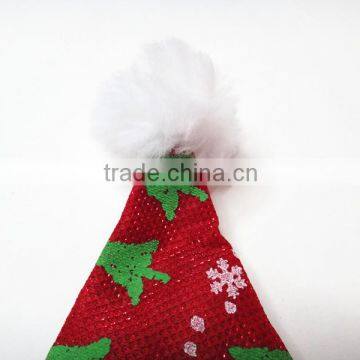 SJ-6733 30*40 Christmas Tree Print Xmas Gift Adult Santa Hat photo-4