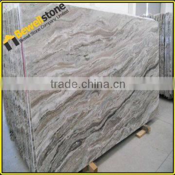 Wholesale Fantasy brown white india granite quartzite slabs