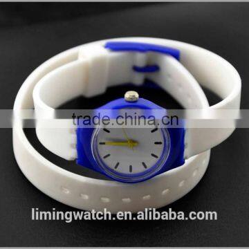 Promotional Design Plastic christmas promotion gift wristwatch