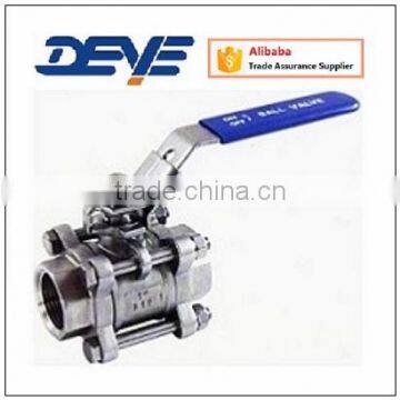 Ball Valves with Three-Piece Body NPT/BSP ENDS 1000WOG/2000WOG Stainless Steel /Carbon steel                        
                                                Quality Choice