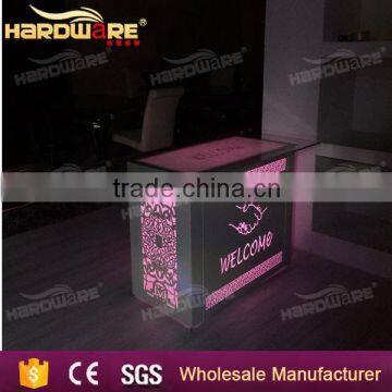 Tempered Glass Wedding LED Reception Table Welcome Table photo-2