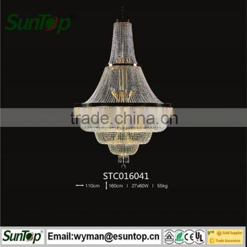 luxury chandelier pendant lights/contemporary candelabra ceiling lights/european K9 crystal chandelier light                        
                                                Quality Choice